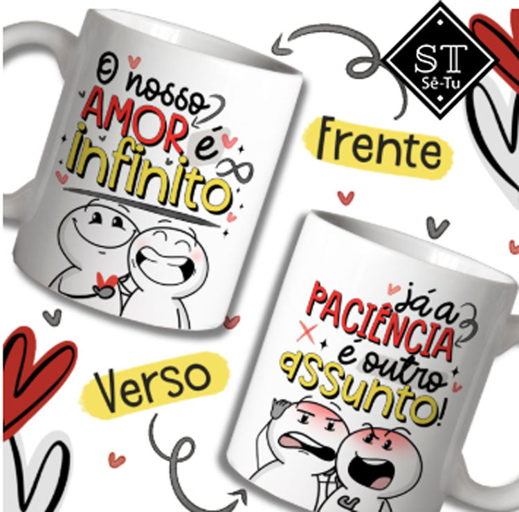 Caneca O nosso Amor é Infinito