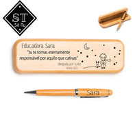 Caneta Rotativa com Estojo Principezinho 2 - Sê-Tu