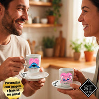 Chávena Café Her Stich His Angel