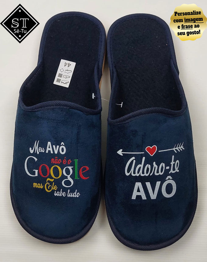 Chinelos Meu Avô não é Google, mas sabe Tudo