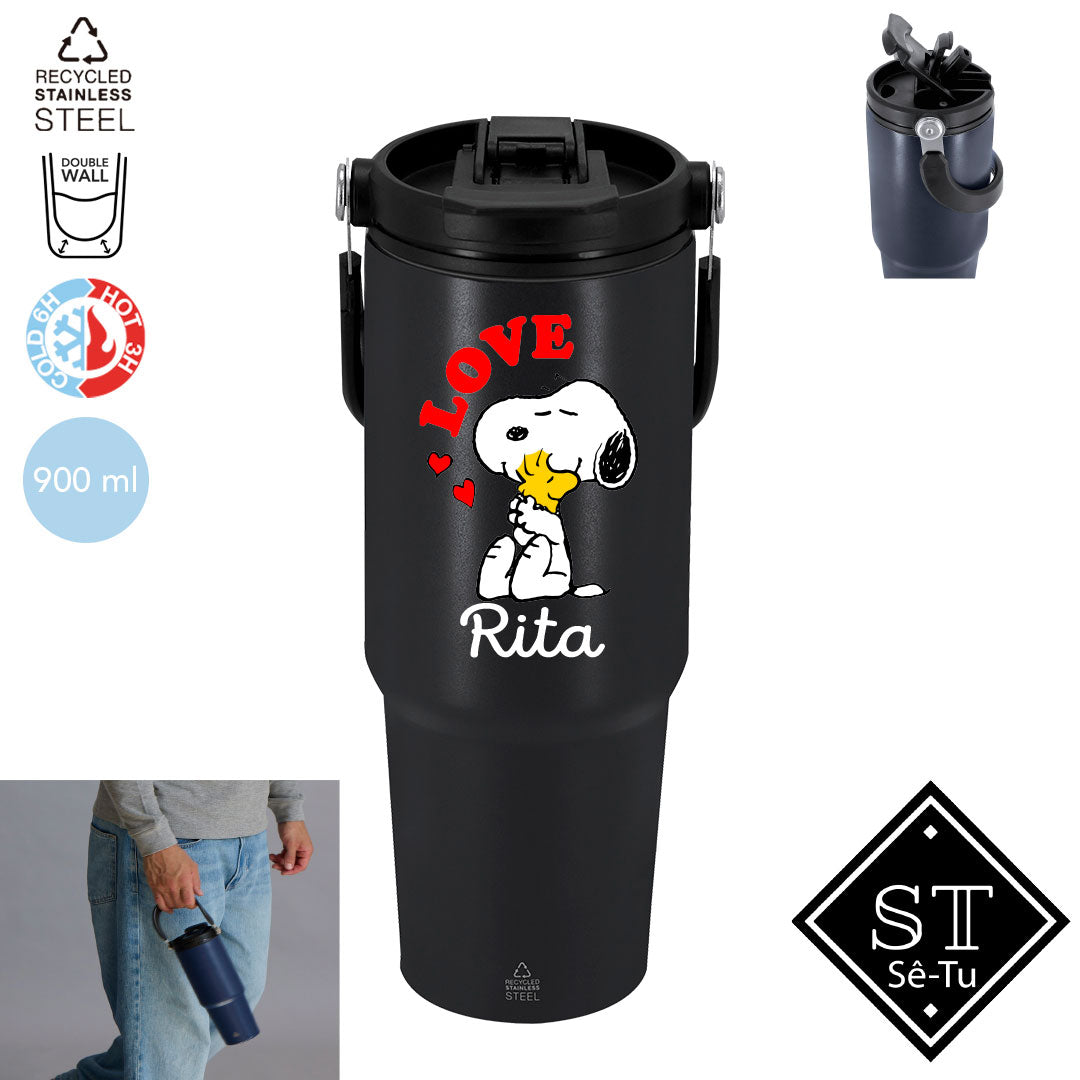Copo Térmico Snoopy Love