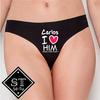 Boxer/Cueca I Love Him + HER