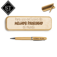 Rotary Pen with Padrinho Case