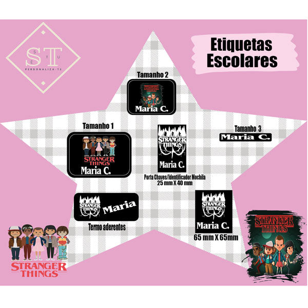 Etiquetas Stranger Things