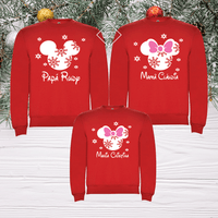 Sweatshirt Mickey Flocos Natal - Papá