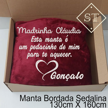 Manta Madrinha um Pedacinho de Mim