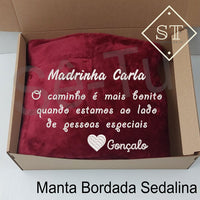 Manta Madrinha Caminho mais Bonito ao Lado Pessoas Especiais