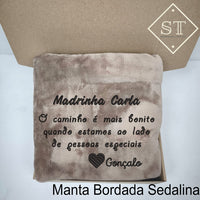 Manta Madrinha Caminho mais Bonito ao Lado Pessoas Especiais