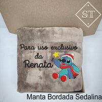 Manta Stitch - Para Uso Exclusivo (Nome)