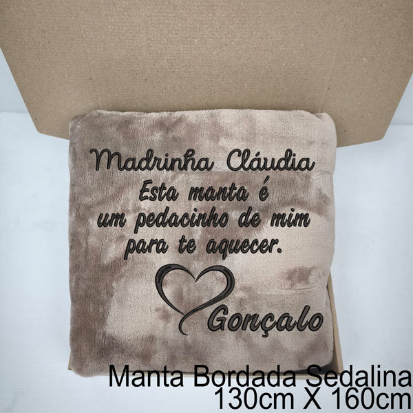 Manta Madrinha um Pedacinho de Mim