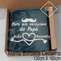 Manta para uso exclusivo do papá - Sê-Tu