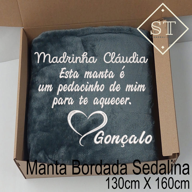 Manta Madrinha um Pedacinho de Mim