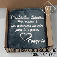 Manta Madrinha um Pedacinho de Mim