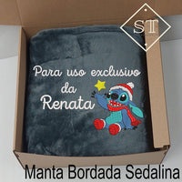 Manta Stitch - Para Uso Exclusivo (Nome)