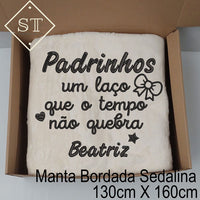 Manta Padrinhos um Laço