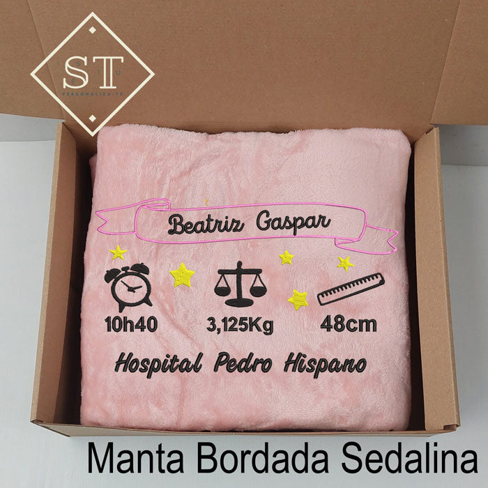 Manta de manos de padre e hijo