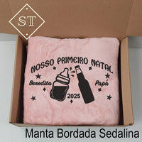 Father and Son Hands Blanket