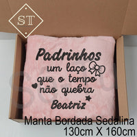 Manta Padrinhos um Laço