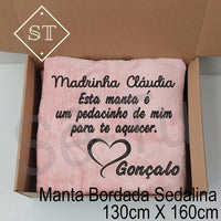 Manta Madrinha um Pedacinho de Mim