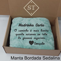 Manta Madrinha Caminho mais Bonito ao Lado Pessoas Especiais