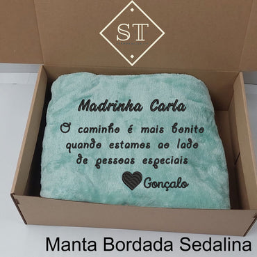 Manta Madrinha Caminho mais Bonito ao Lado Pessoas Especiais