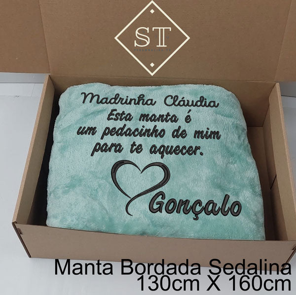 Manta Madrinha um Pedacinho de Mim