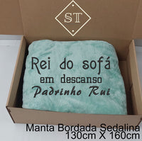 Manta Padrinho Rei do Sofá