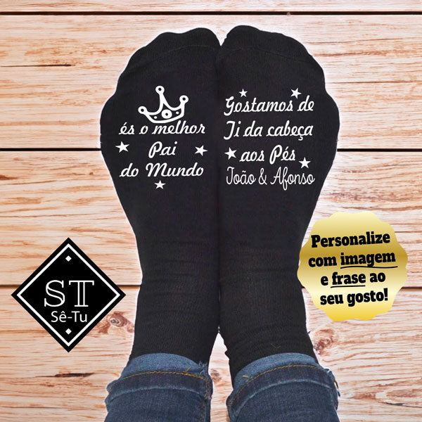 Calcetines del Padrino (Kinship) Te amo hasta la luna