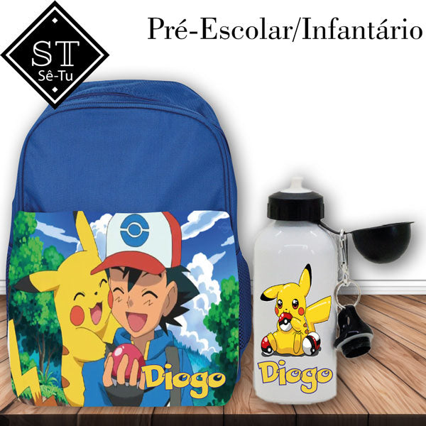 Blue Pokemon Backpack