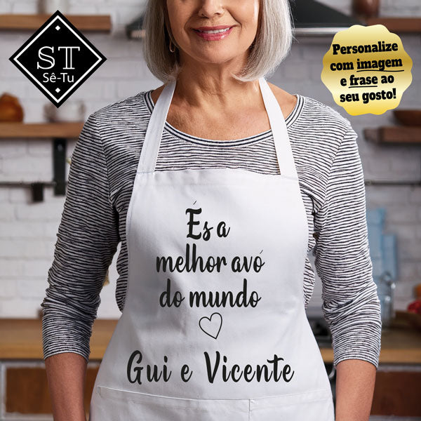 You're the Best Grandma in the World Apron (names)