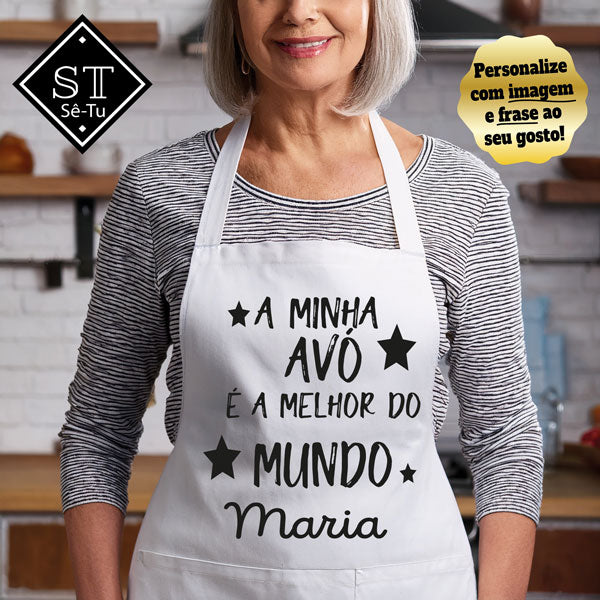 My Grandma is the Best in the World Apron