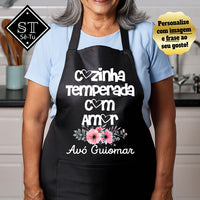 Grandma's Apron Cooks with Seasoning (Love)