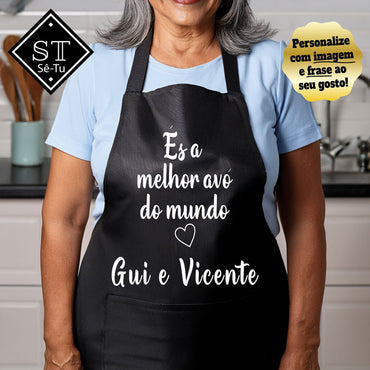 You're the Best Grandma in the World Apron (names)