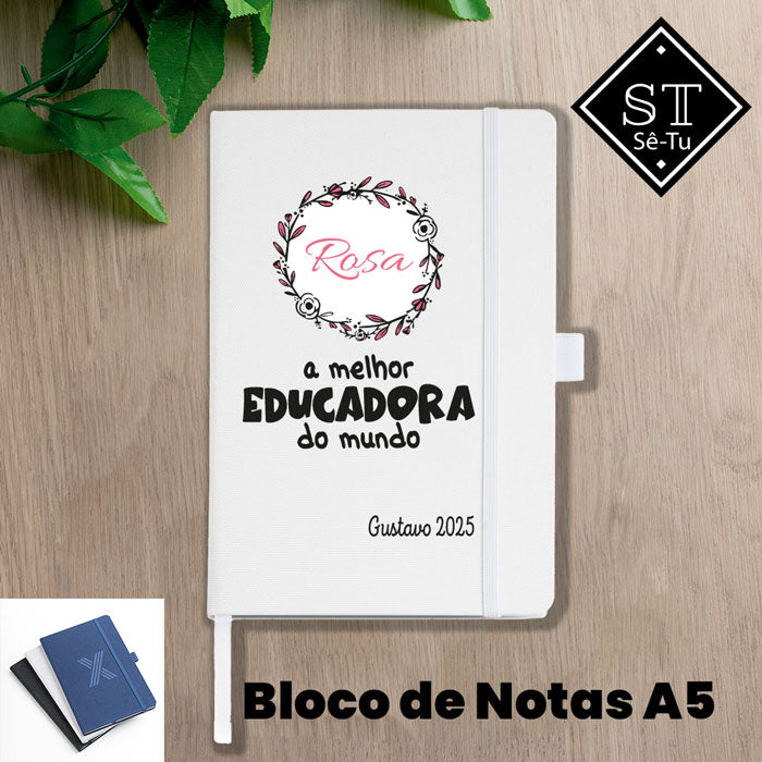 Bloco de Notas Educadora Coroa