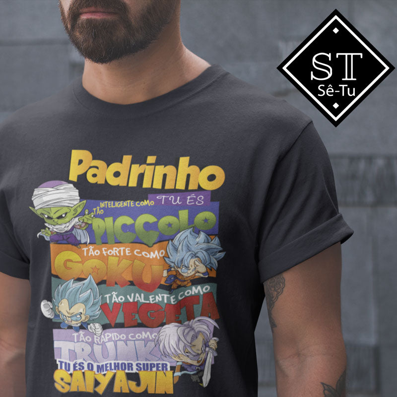 T-shirt Padrinho Tu és... Dragon Ball