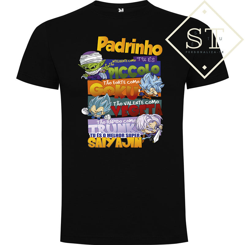 T-shirt Padrinho Tu és... Dragon Ball