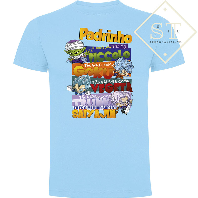 T-shirt Padrinho Tu és... Dragon Ball