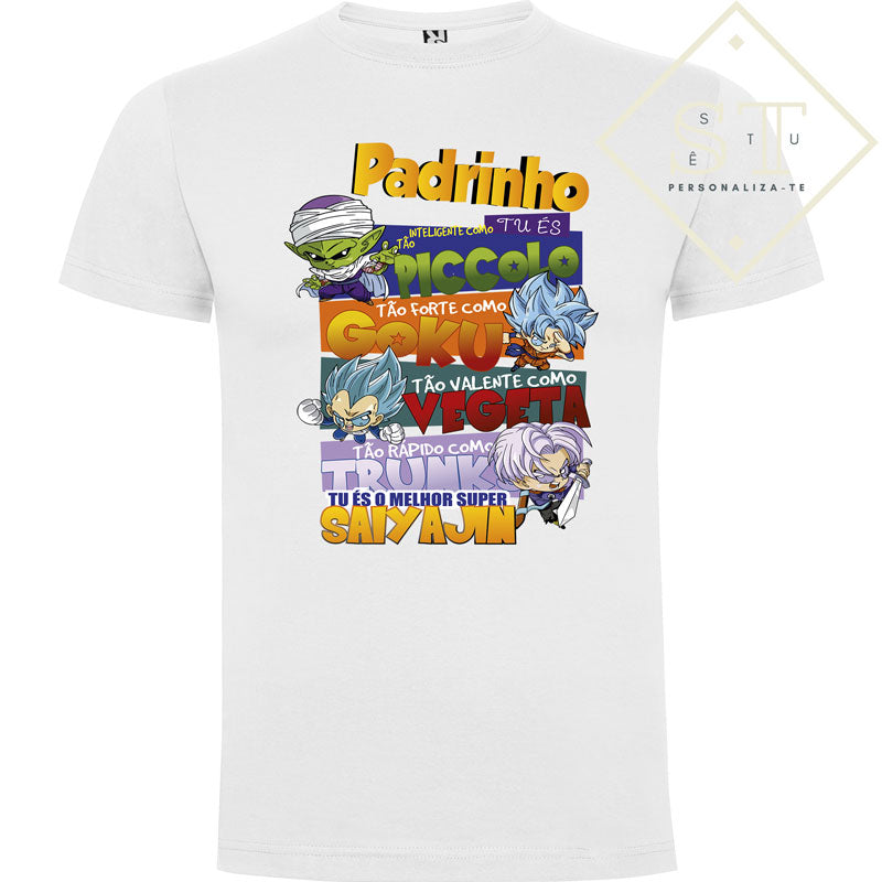 T-shirt Padrinho Tu és... Dragon Ball