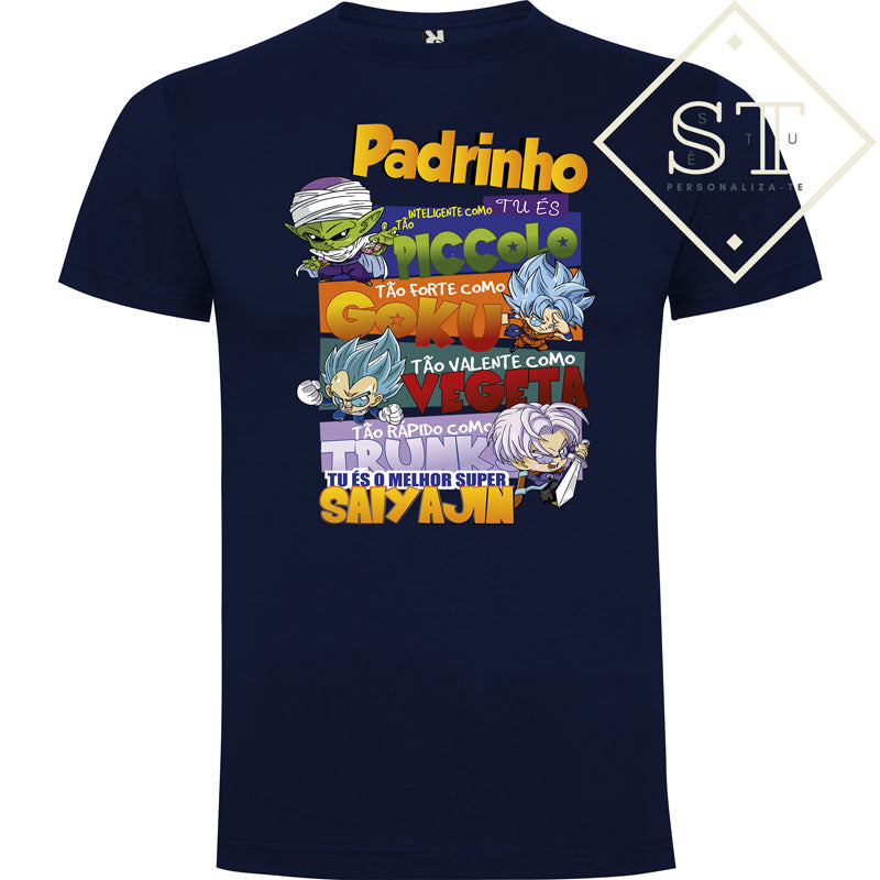 T-shirt Padrinho Tu és... Dragon Ball