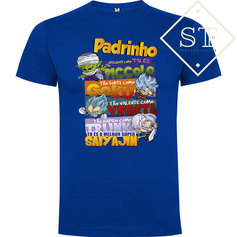 T-shirt Padrinho Tu és... Dragon Ball