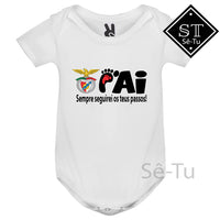 Body Pai Sempre seguirei os Teus Passos Benfica - Sê-Tu