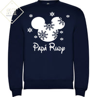 Sweatshirt Mickey Flocos Natal - Papá