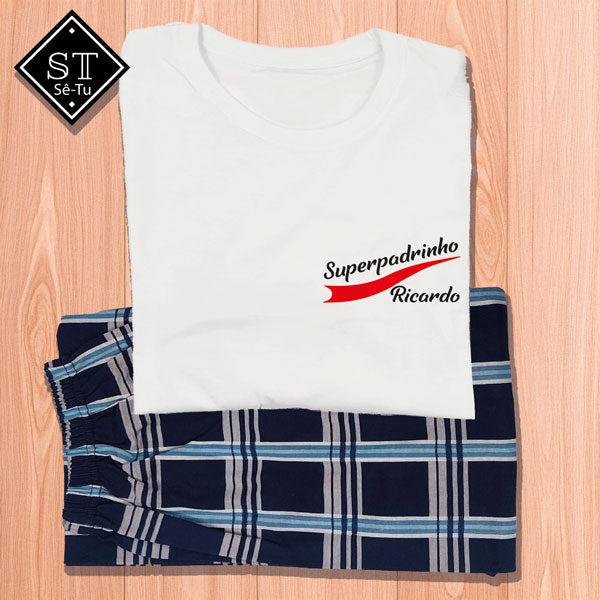 Pijama Super Padrinho Original