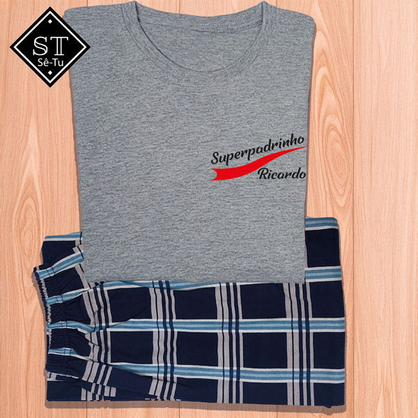 Pijama Super Padrinho Original