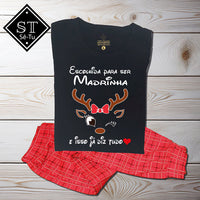 Pijama Natal Escolhida para ser Madrinha