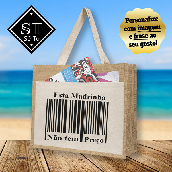 Bolsa con bolsillo de madrina