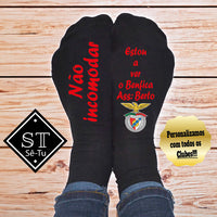 Calcetines "No te molestes" del Benfica