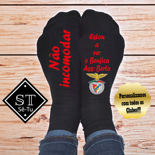 Calcetines "No te molestes" del Benfica