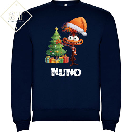 Sweatshirt Natal Divertidamente Ansiedade