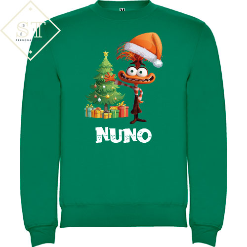 Sweatshirt Natal Divertidamente Ansiedade